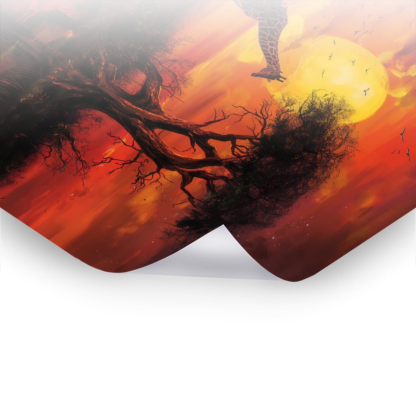 African Twilight - Zeitlose afrikanische Kunst auf hochwertigem Poster & Hahnemühle