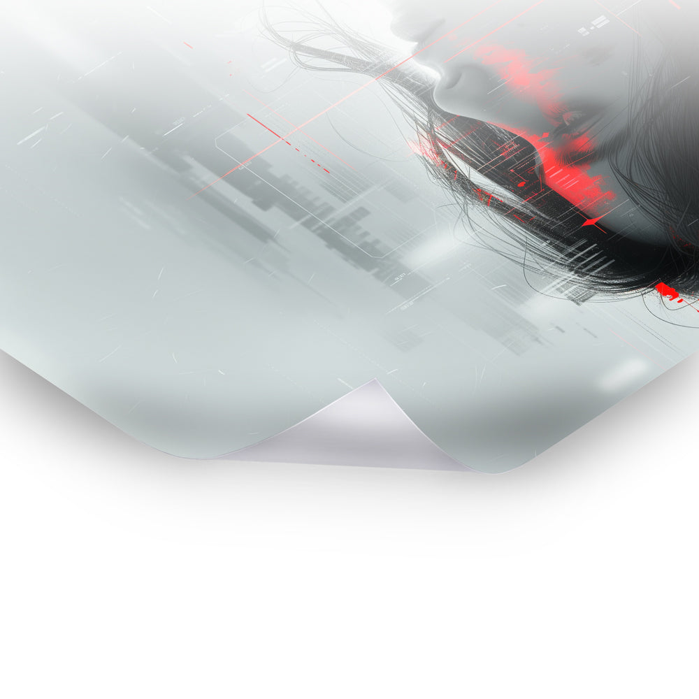 Digital Gaze - Digitales Poster mit abstrakten Designs