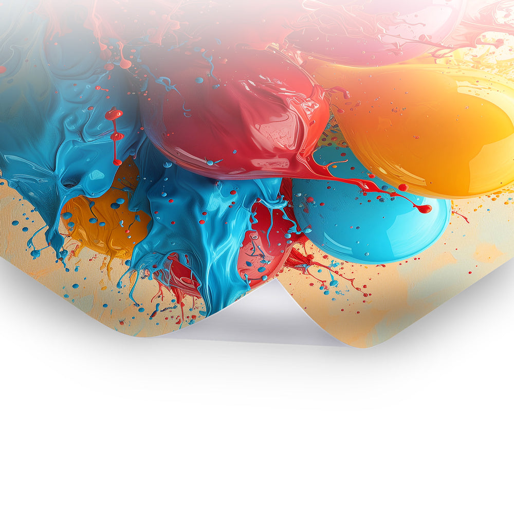 Colorful Balloons - Lebendiges Poster-Wandbild in bunter Kunst