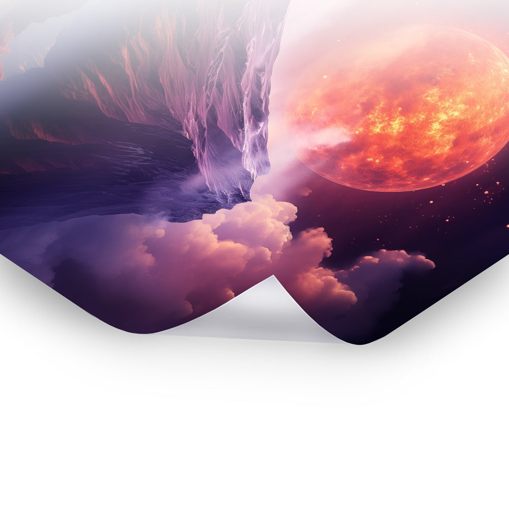 Twilight's Ember - Episch Poster & Hahnemühle in beeindruckenden Landschaftsbildern