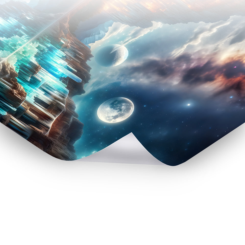 Crystal Cove Cosmos - Wall Art AI
