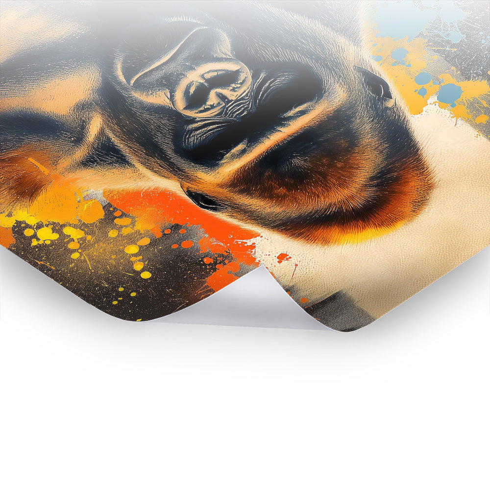 Majesty of the Jungle - Lebendiges Poster-Wandbild in bunter Kunst