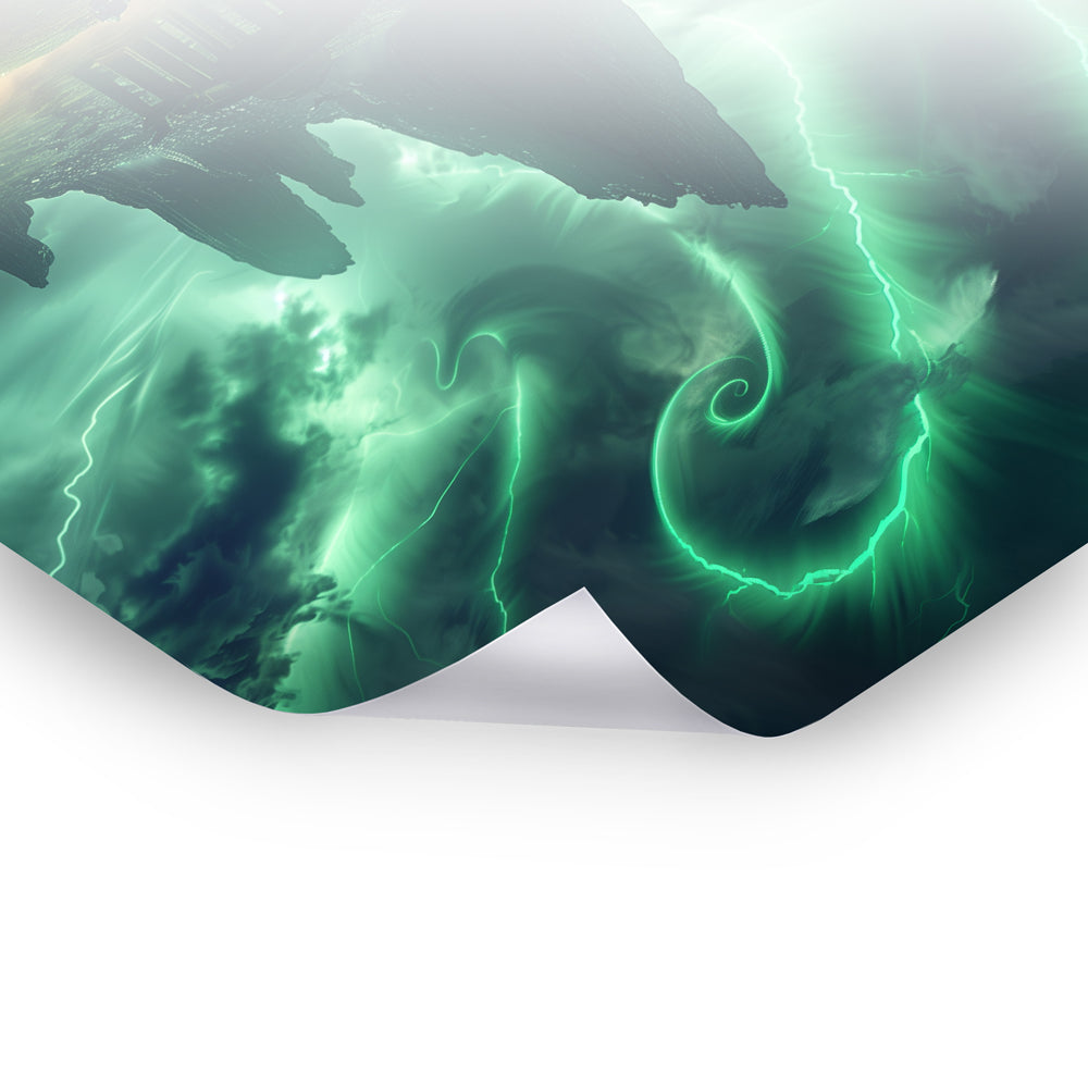 Hidden Temple in Green - Episch Poster & Hahnemühle in beeindruckenden Landschaftsbildern