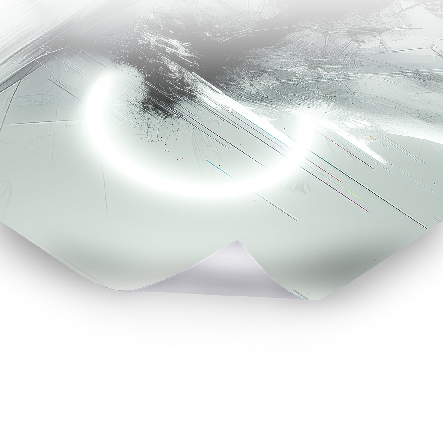 Lost Lights - Digitales Poster mit abstrakten Designs