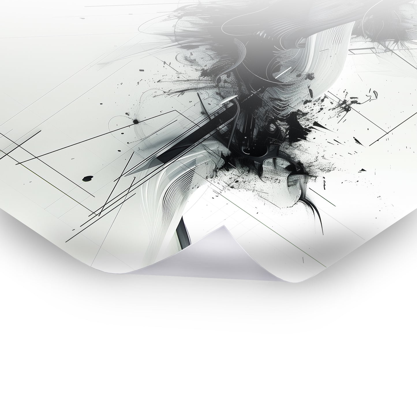 Abstract Vortex - Digitales Poster mit abstrakten Designs