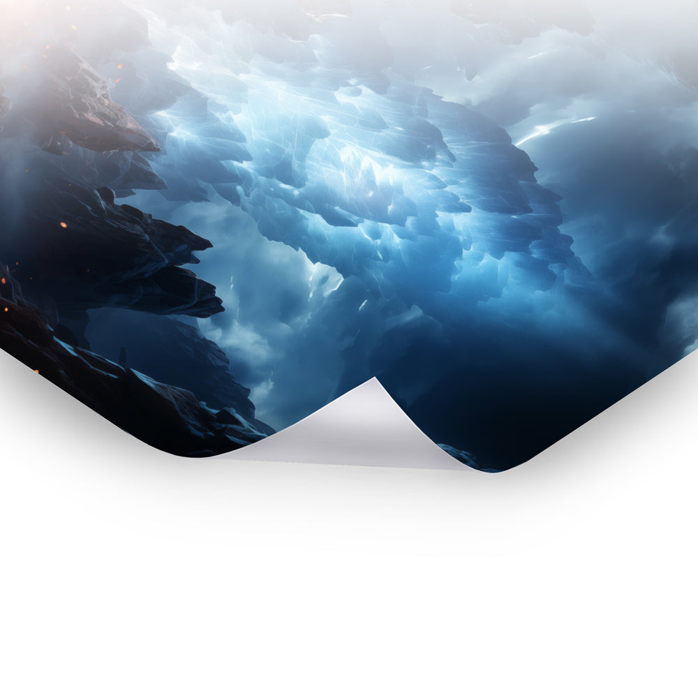 Frozen Flames - Episch Poster & Hahnemühle in beeindruckenden Landschaftsbildern