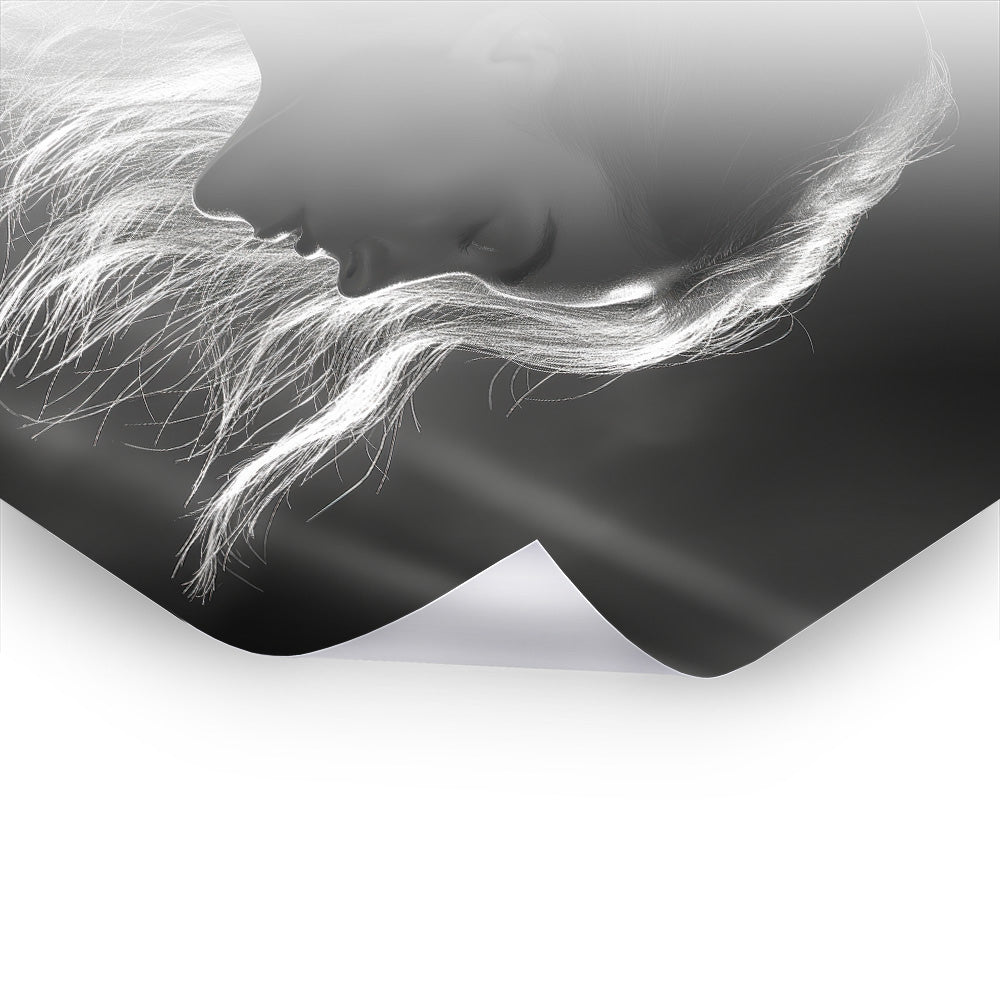 The Moment - Schwarz-Weiß Kunst als Premium Poster & Hahnemühle