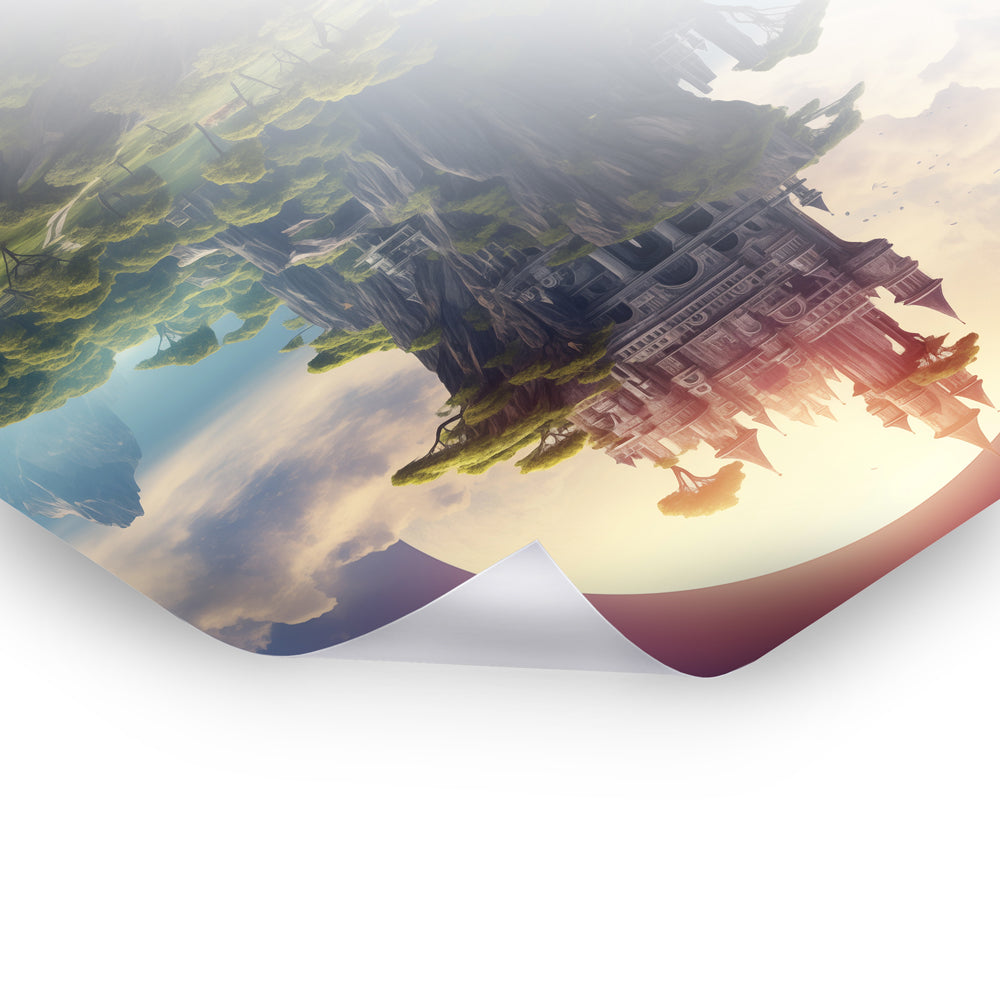 Floating Fortress - Episch Poster & Hahnemühle in beeindruckenden Landschaftsbildern