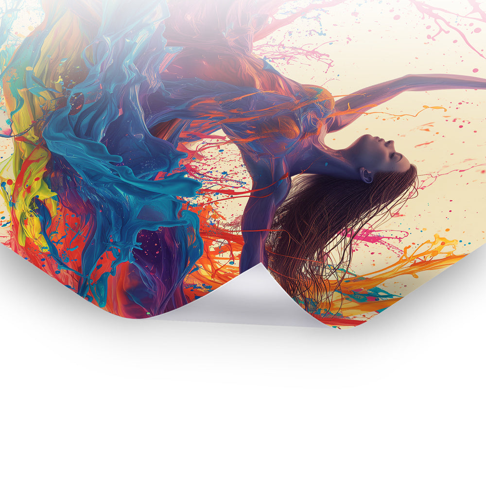 Ballet of Vivid Hues - Lebendiges Poster-Wandbild in bunter Kunst