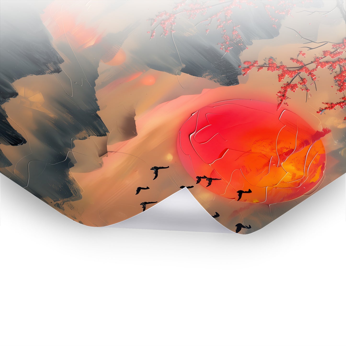Blossoms at Twilight - Asiatische Kunst als hochwertiges Poster & Hahnemühle