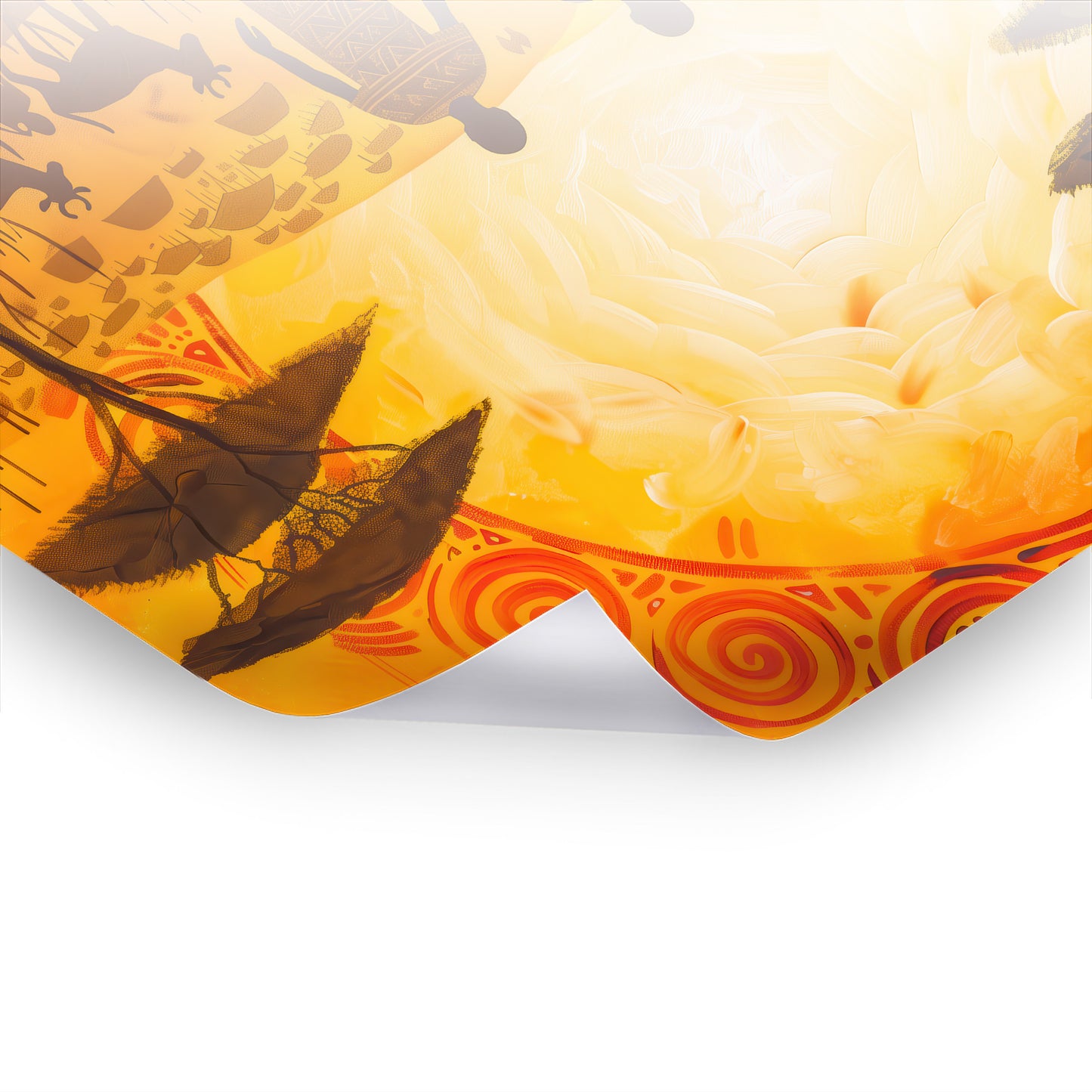 Sunset in the Heart of Africa - Zeitlose afrikanische Kunst auf hochwertigem Poster & Hahnemühle