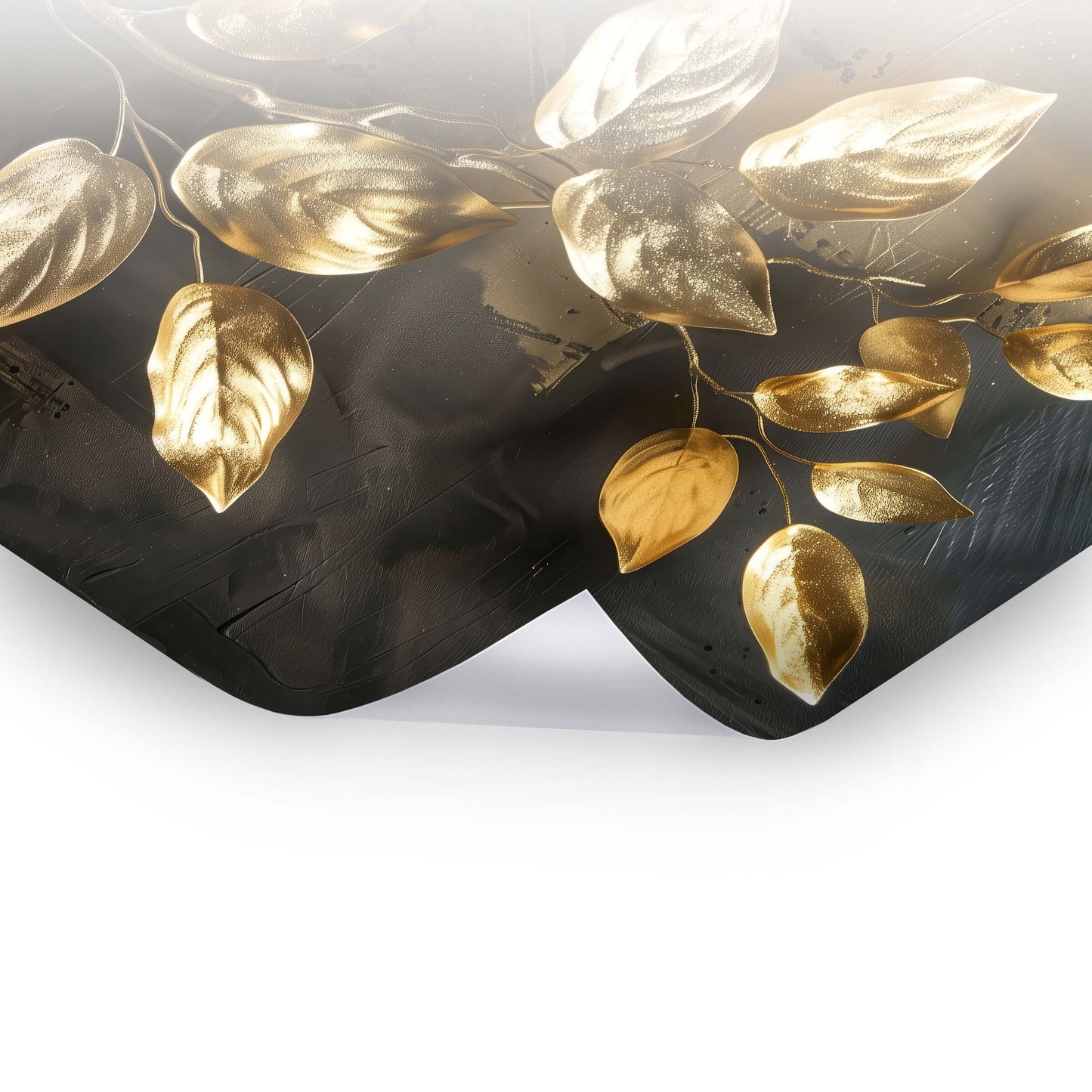 Leaf Gold Sonata - Goldene Bilder als Poster & Hahnemühle-Wandbild