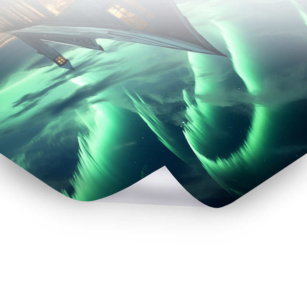 House at the Edge of the World - Episch Poster & Hahnemühle in beeindruckenden Landschaftsbildern