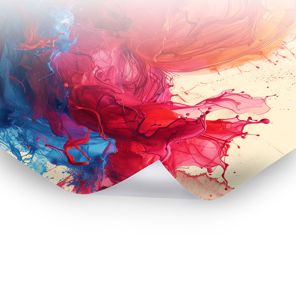 Lovely Pulse of Colors - Lebendiges Poster-Wandbild in bunter Kunst