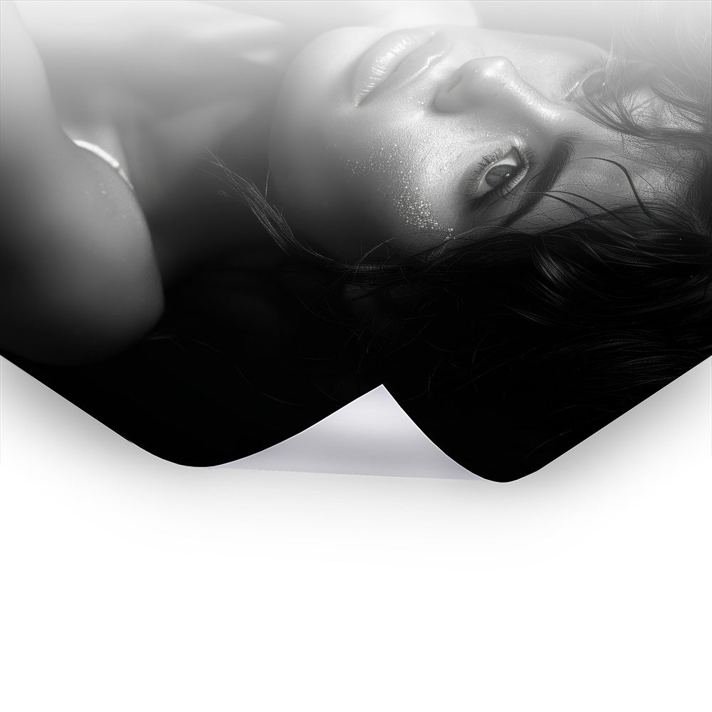 Silent Beauty - Schwarz-Weiß Kunst als Premium Poster & Hahnemühle