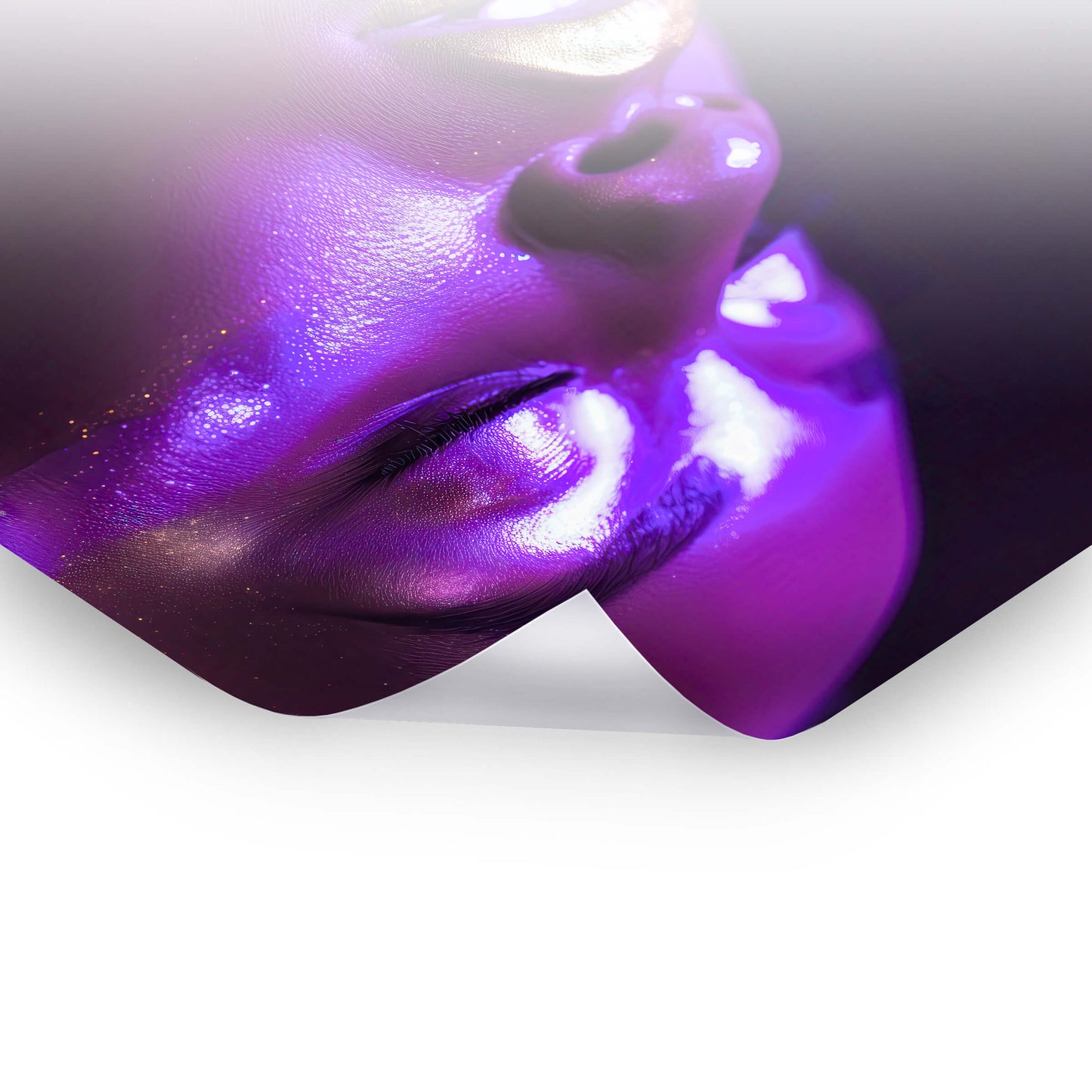 Violet Whisper - Goldene Bilder als Poster & Hahnemühle-Wandbild