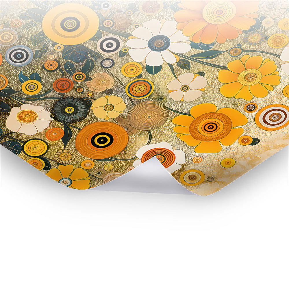 Blooming Symphony - Klassische Kunst als Poster & Hahnemühle von Gustav Klimt