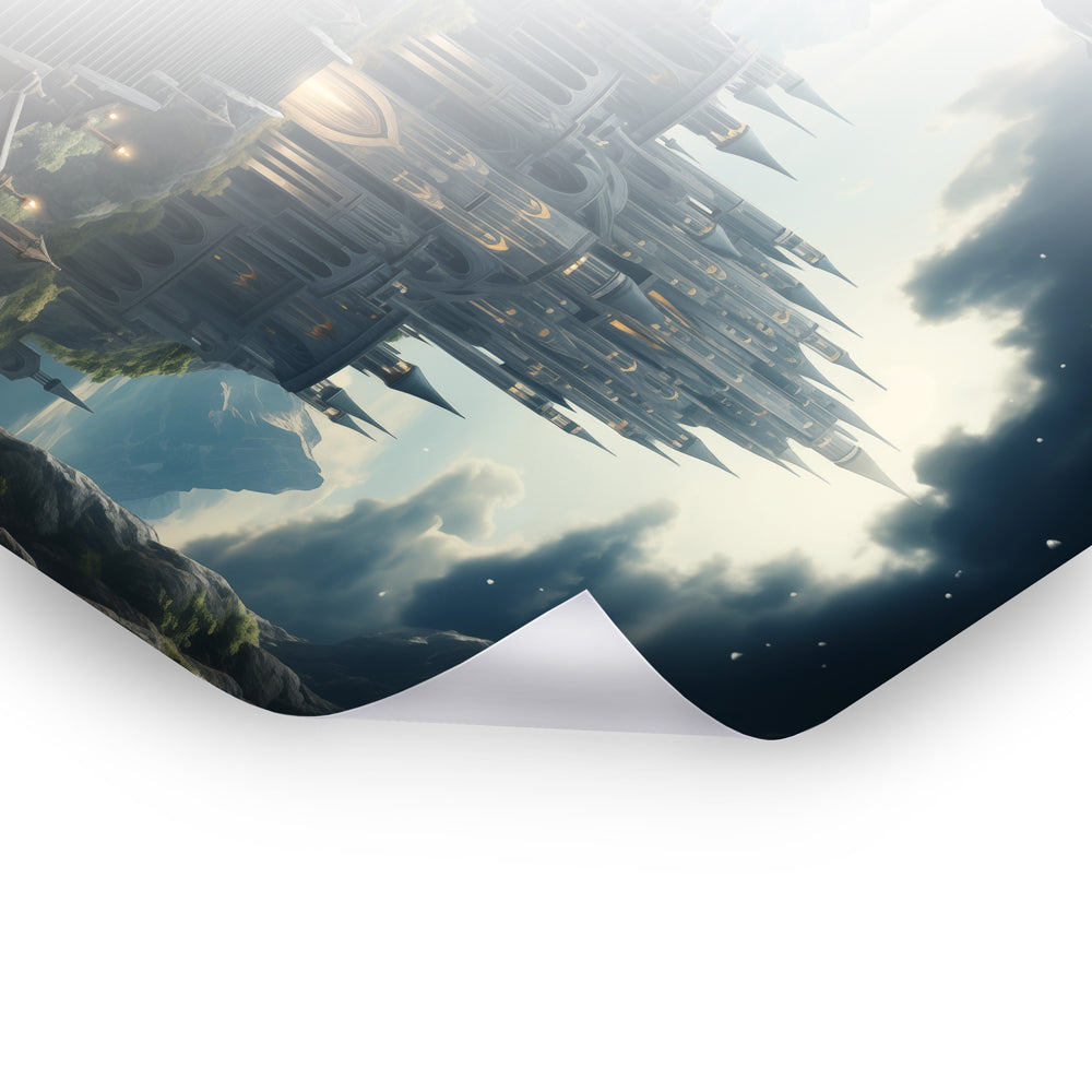 Midnight Citadel - Episch Poster & Hahnemühle in beeindruckenden Landschaftsbildern