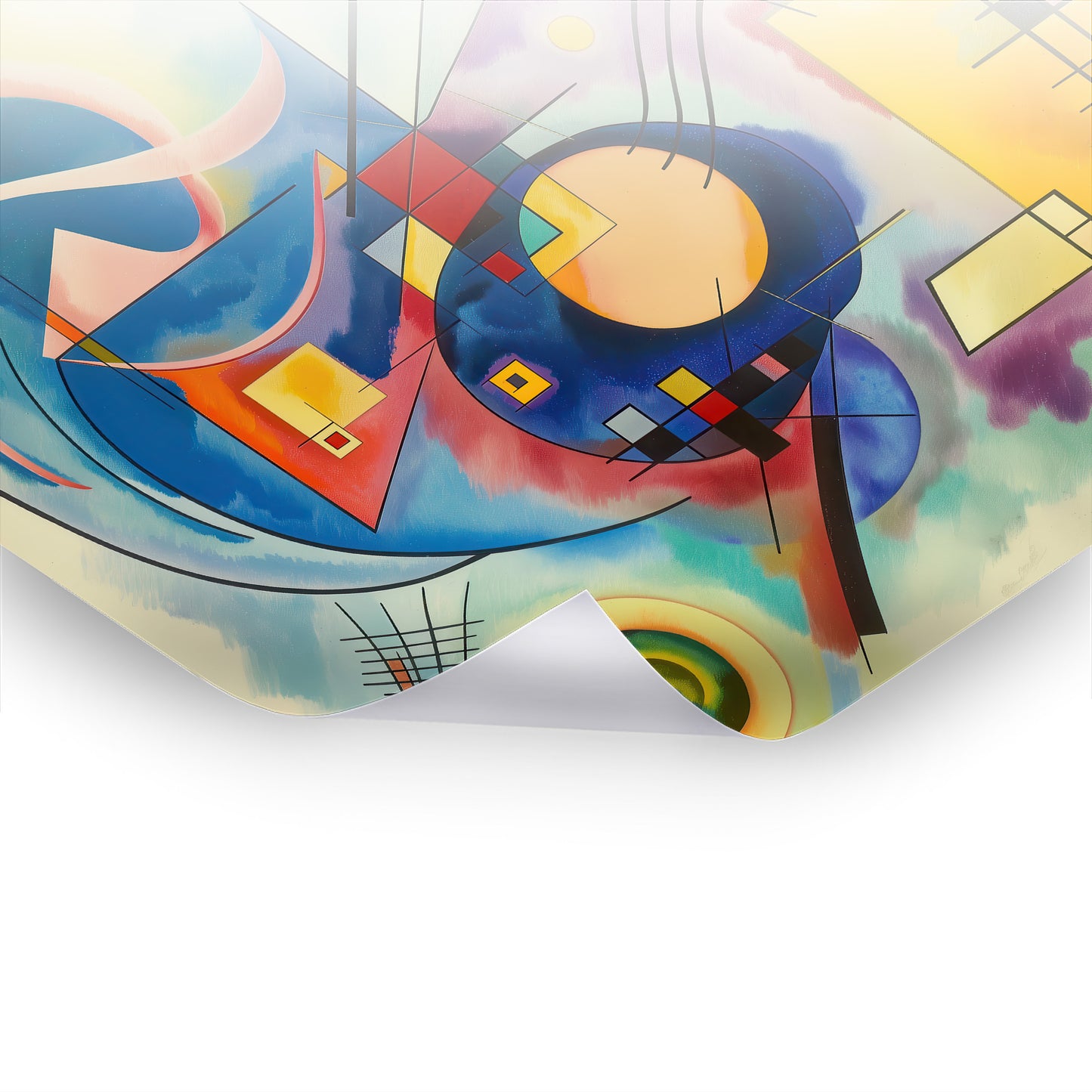 Colorful Structures - Klassische Poster-Kunst von Wassily Kandinsky