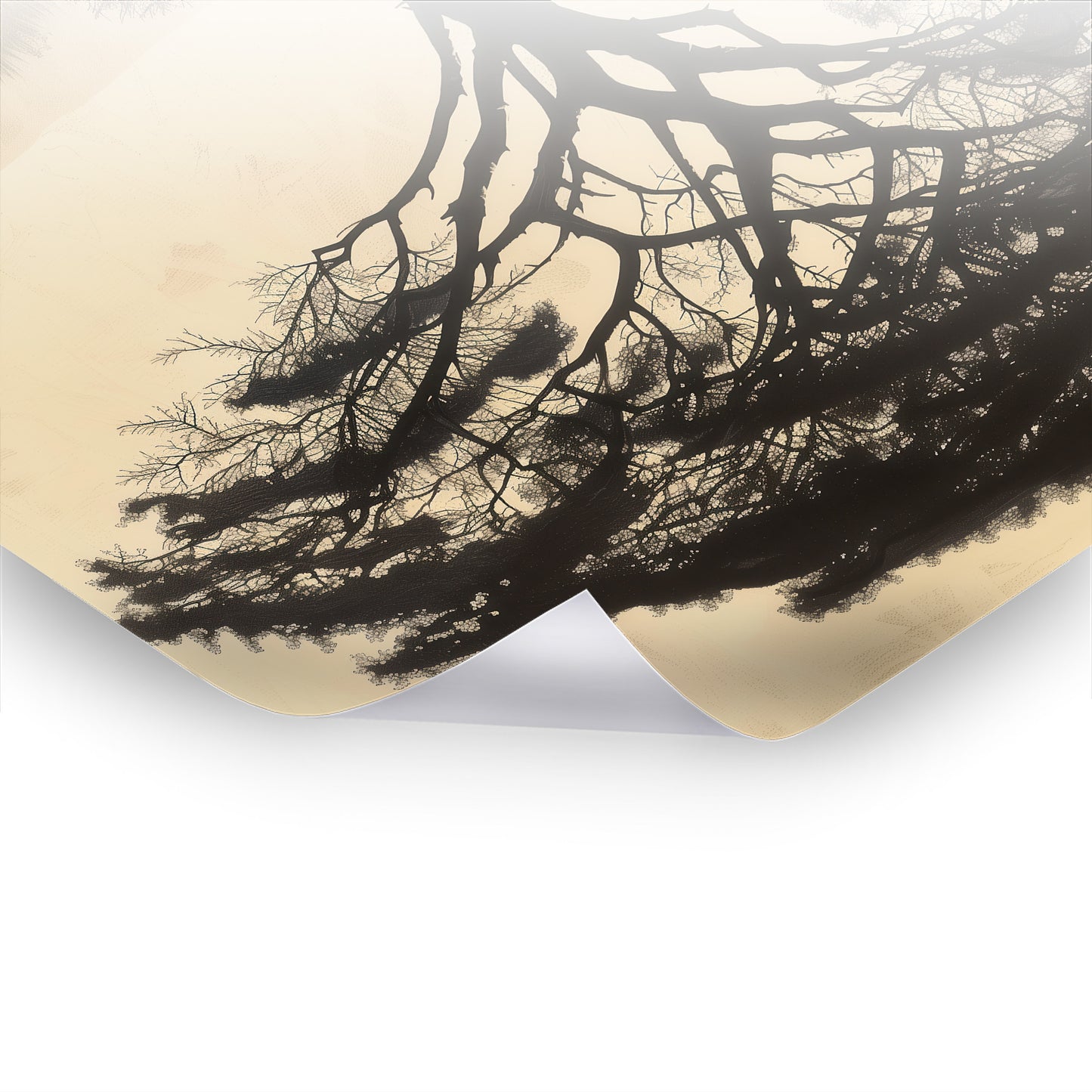 Savannah Silhouette - Zeitlose afrikanische Kunst auf hochwertigem Poster & Hahnemühle