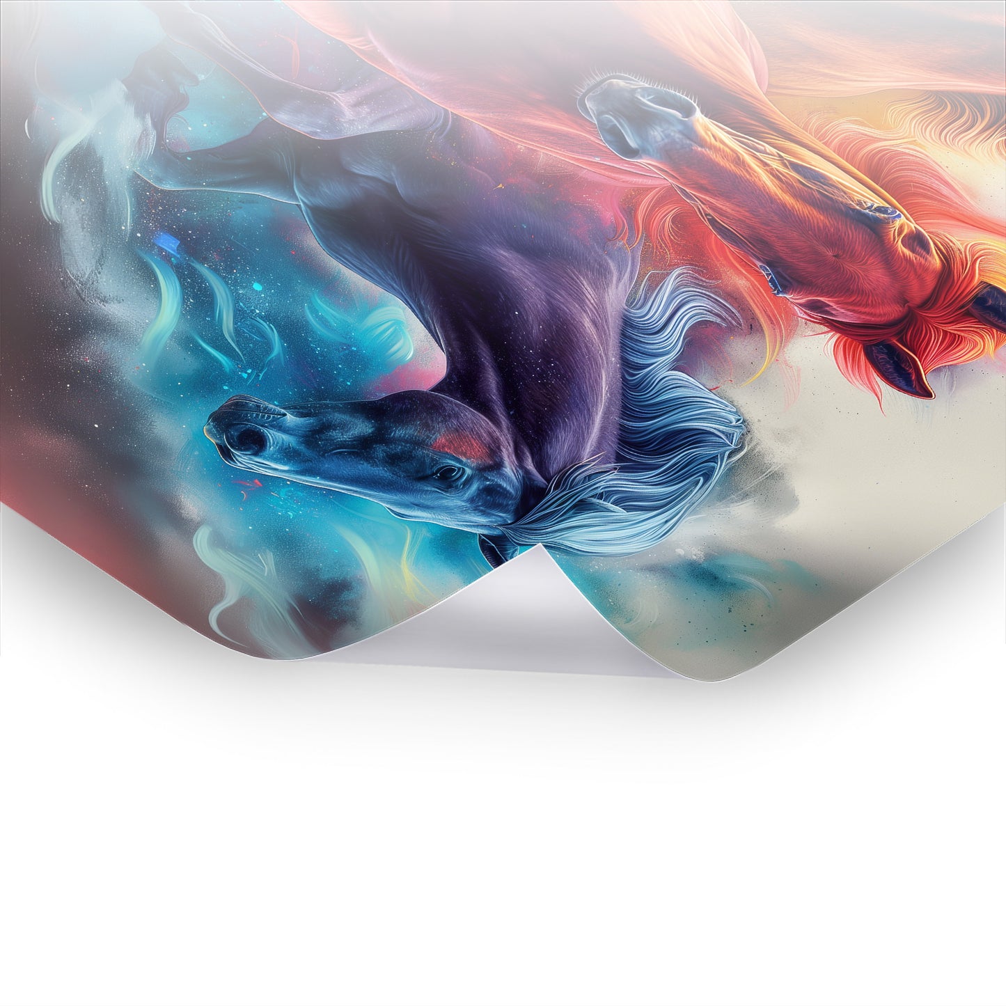 Colors of Freedom - Lebendiges Poster-Wandbild in bunter Kunst