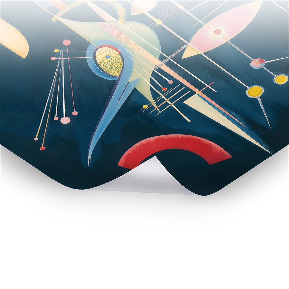Galactic Composition - Klassische Poster-Kunst von Wassily Kandinsky