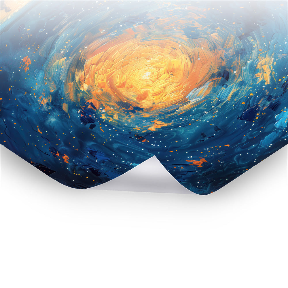 Boat under the Stars - Klassische Kunst auf Poster von Vincent Van Gogh