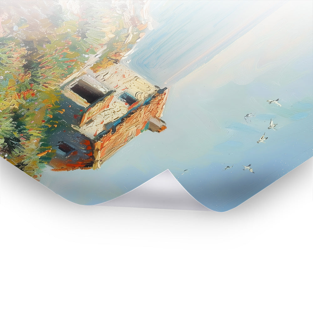 The House by the Sea - Klassische Kunst als Poster sowie Hahnemühle von Claude Monet