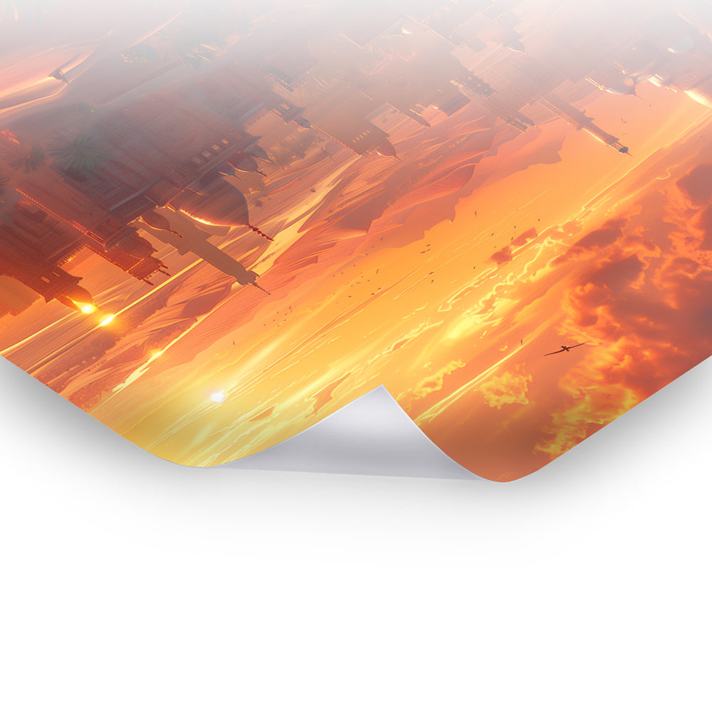 The Golden Desert - Episch Poster & Hahnemühle in beeindruckenden Landschaftsbildern