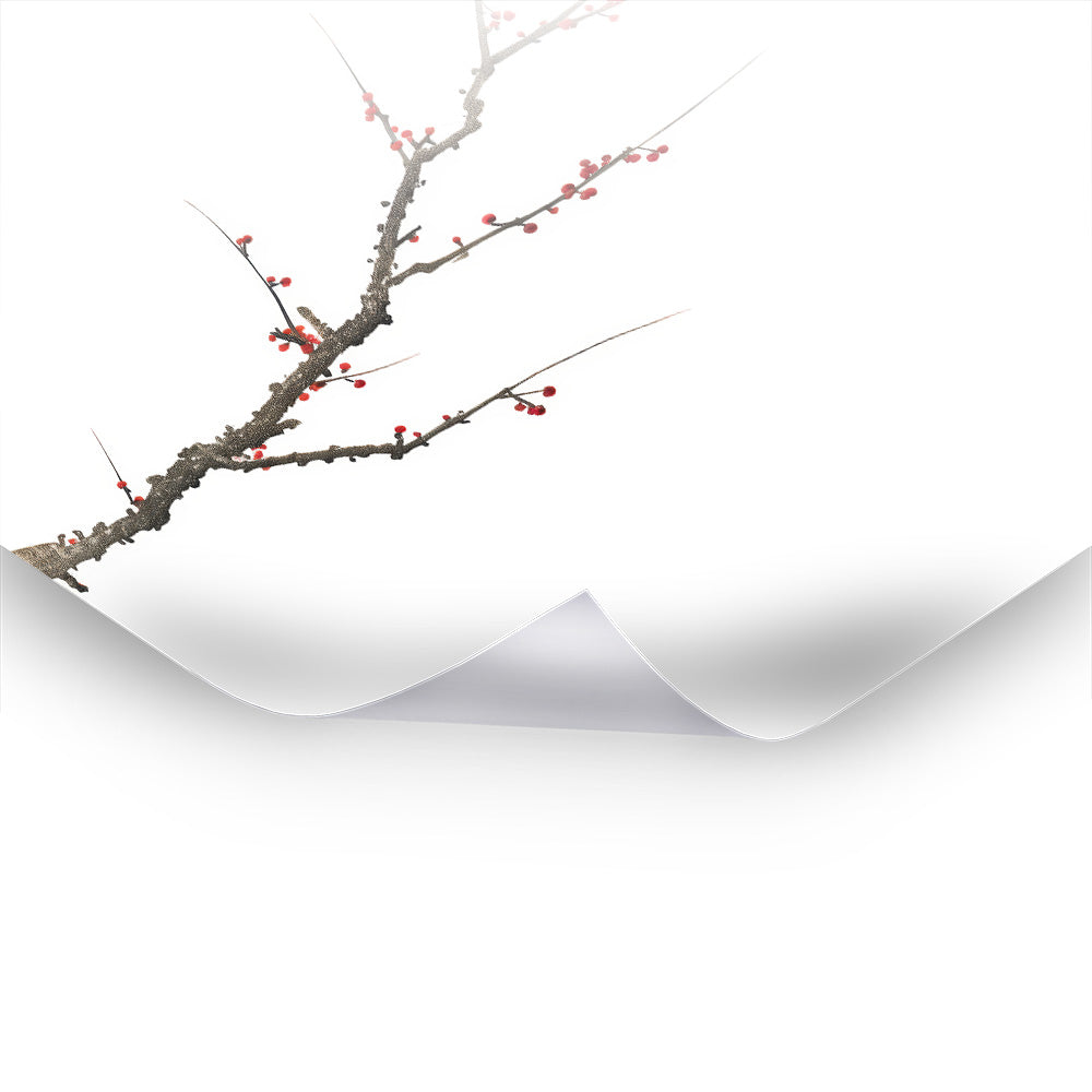 Lonely Bloom - Asiatische Kunst als hochwertiges Poster & Hahnemühle