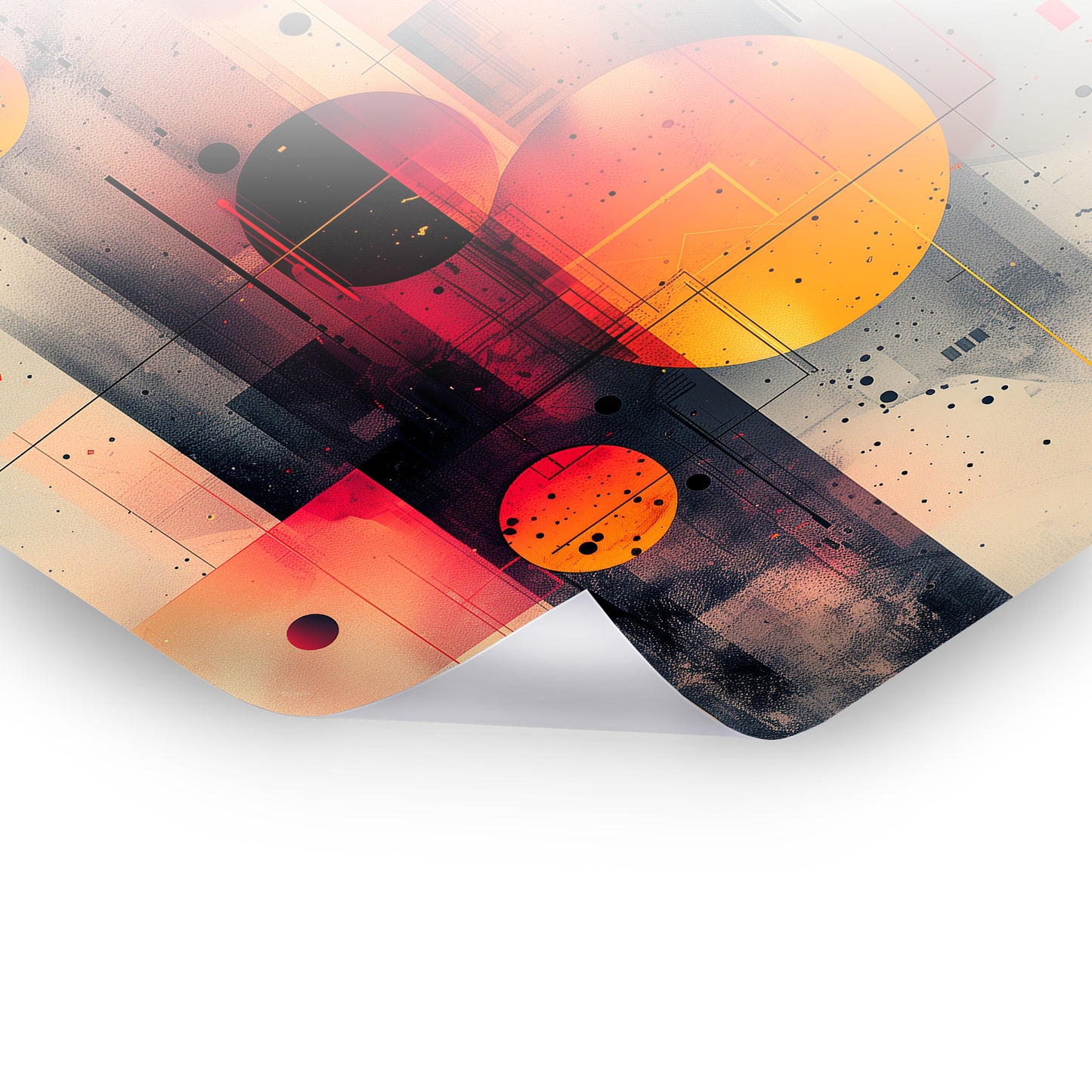Abstract Spheres - Digitales Poster mit abstrakten Designs