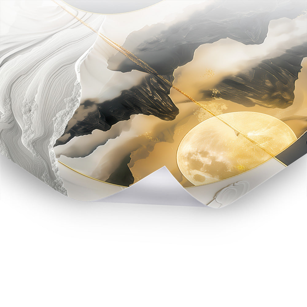 Zen of the Mountains - Asiatische Kunst als hochwertiges Poster & Hahnemühle