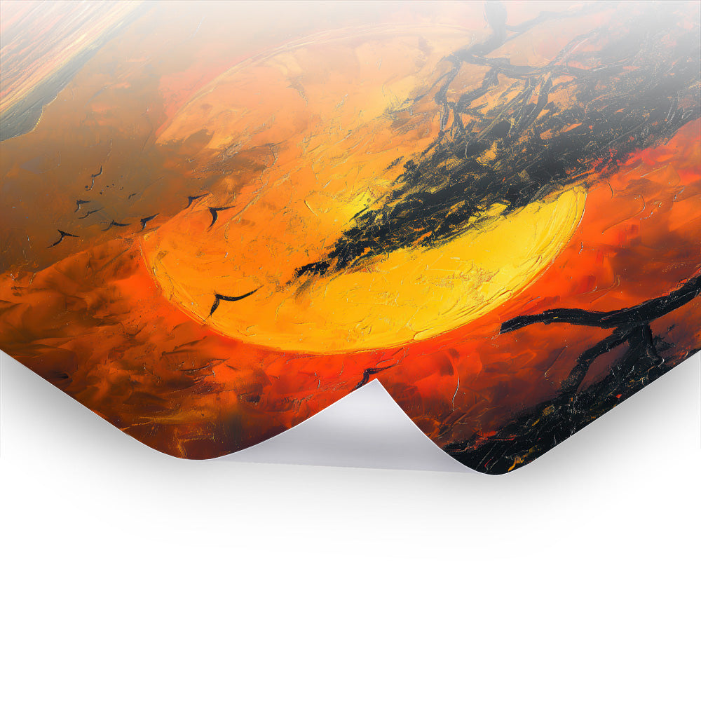 Evening Walk - Zeitlose afrikanische Kunst auf hochwertigem Poster & Hahnemühle