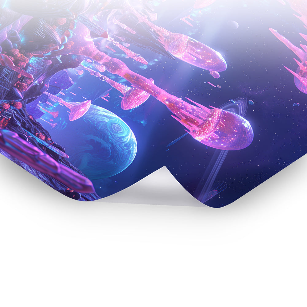 Galactic Wonders - Episch Poster & Hahnemühle in beeindruckenden Landschaftsbildern