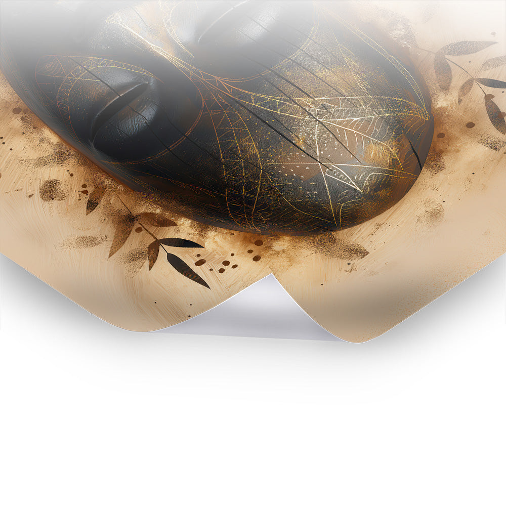 Faces of Ancestors - Triptychon - Triptychon - Wall Art AI