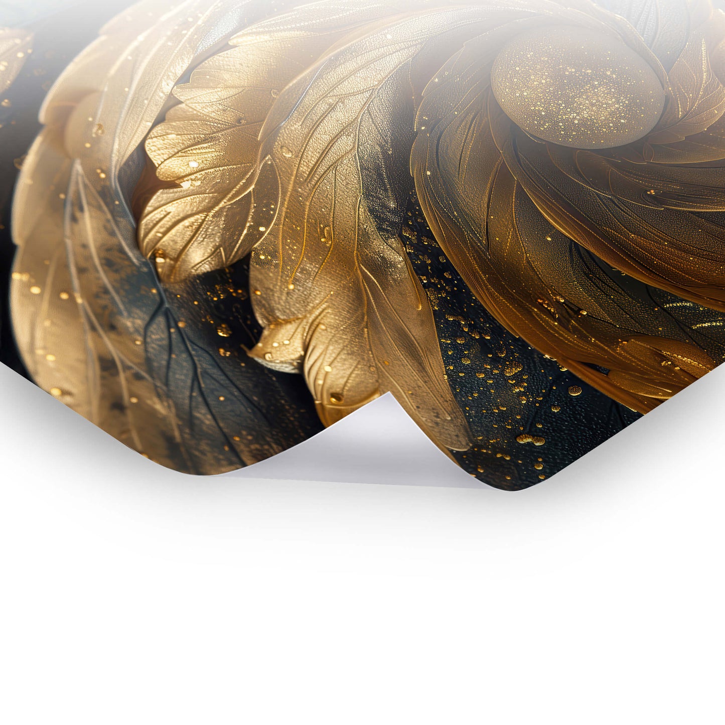 Golden Vortex - Goldene Bilder als Poster & Hahnemühle-Wandbild