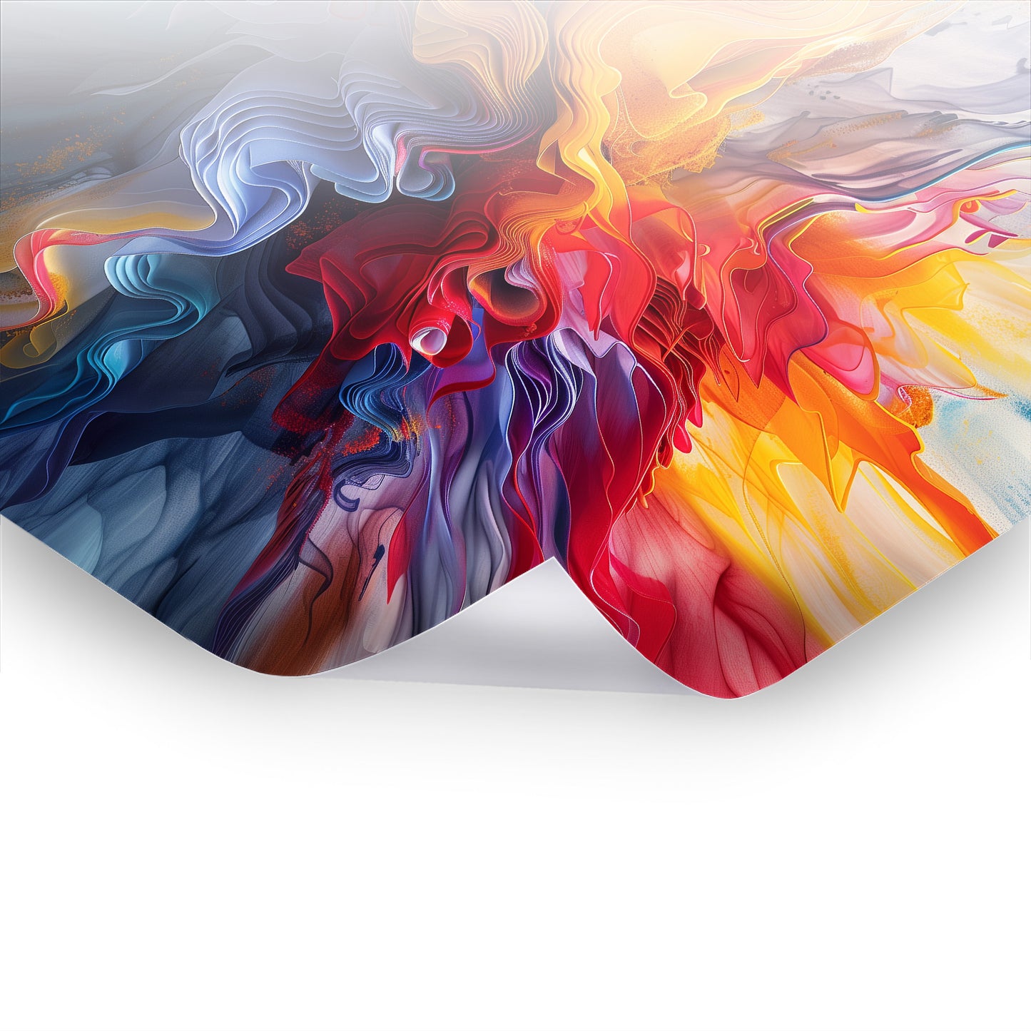 Energy of Colors - Lebendiges Poster-Wandbild in bunter Kunst