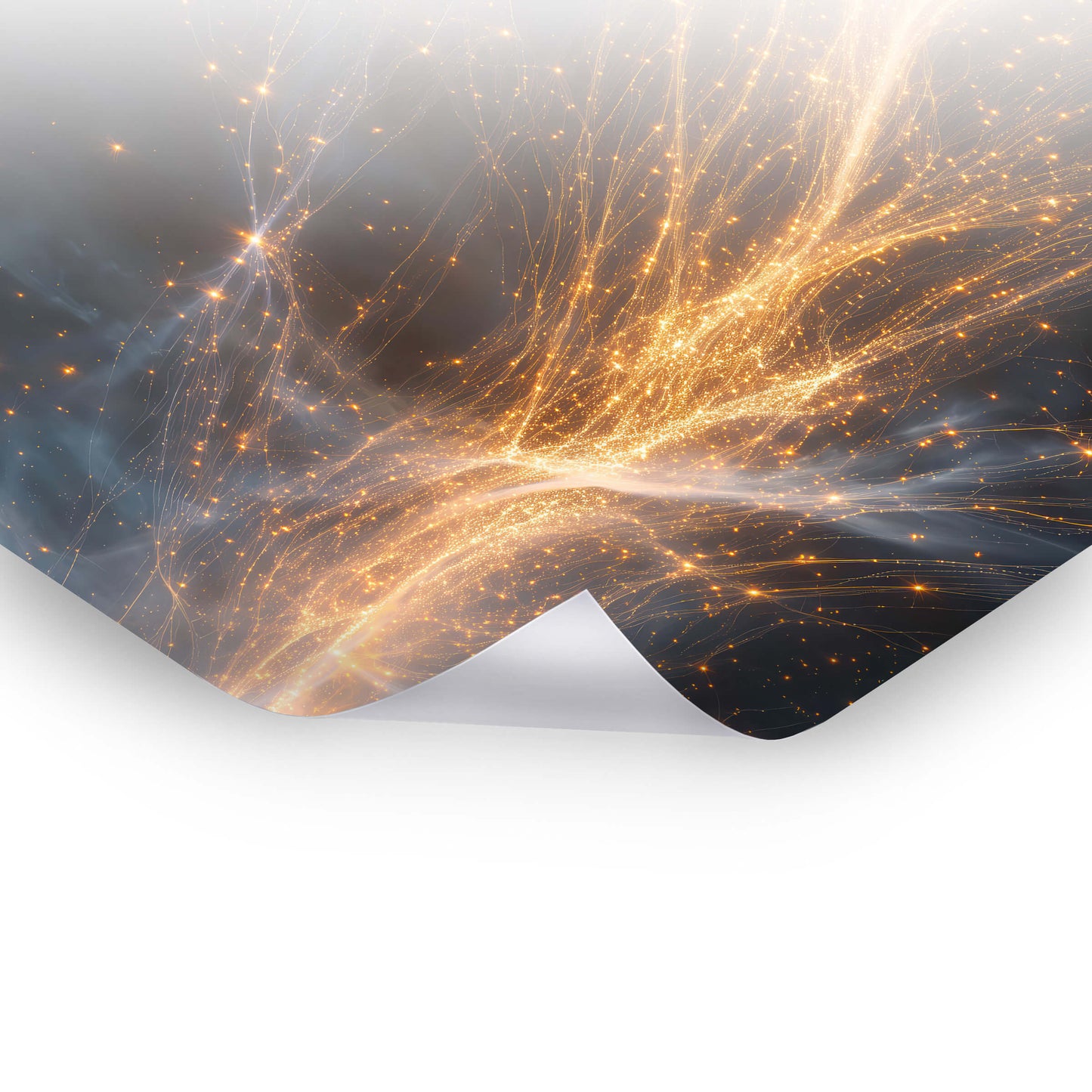 Golden Lightstream - Goldene Bilder als Poster & Hahnemühle-Wandbild