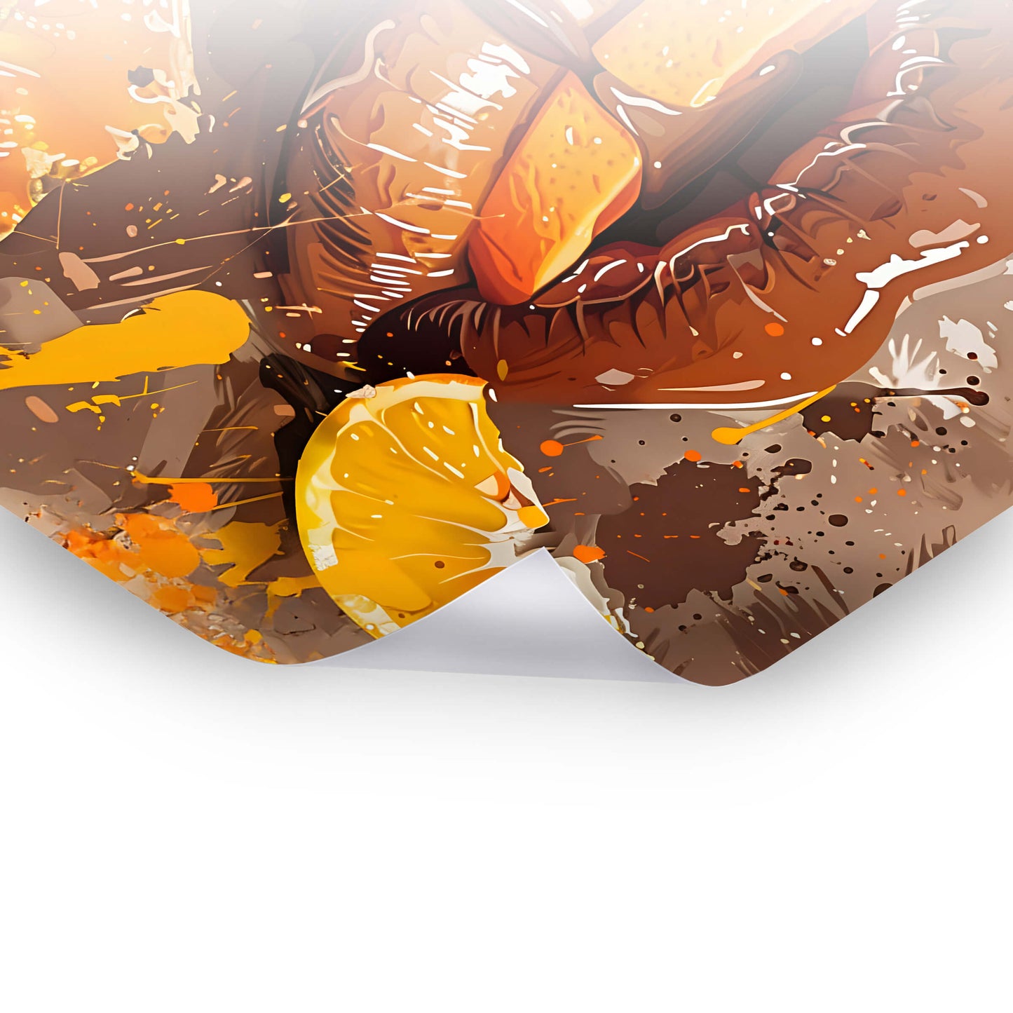 Orange Chocolate Lips No. 1