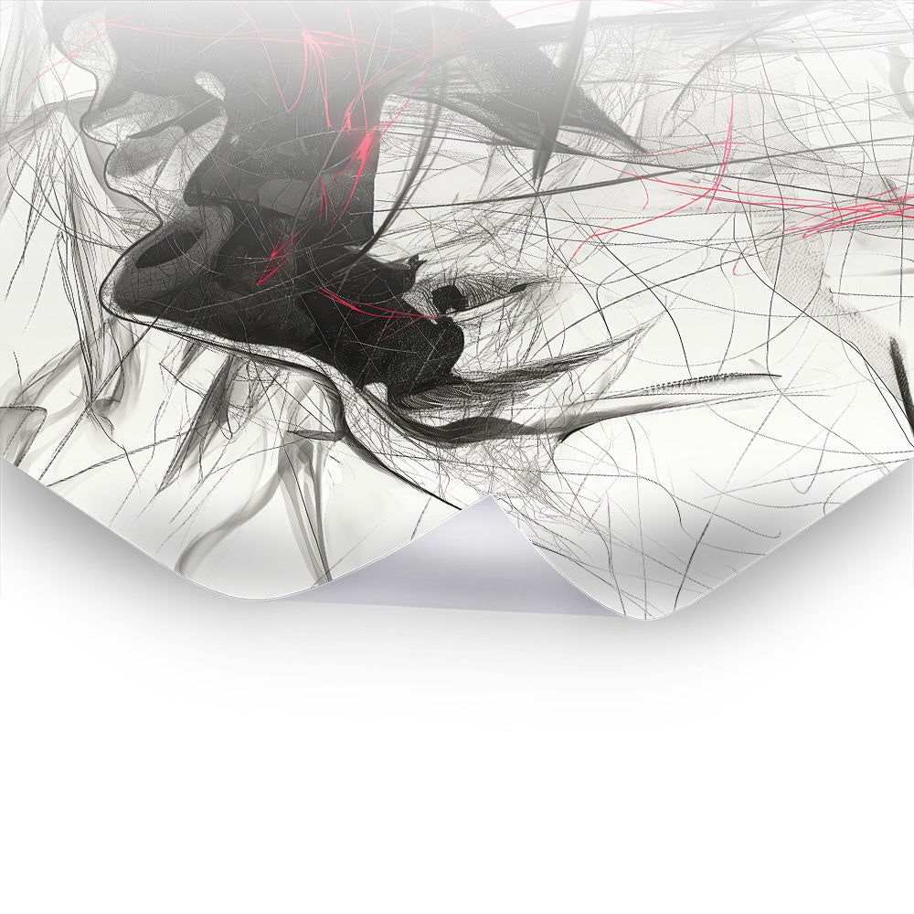 Interwoven Soul - Digitales Poster mit abstrakten Designs