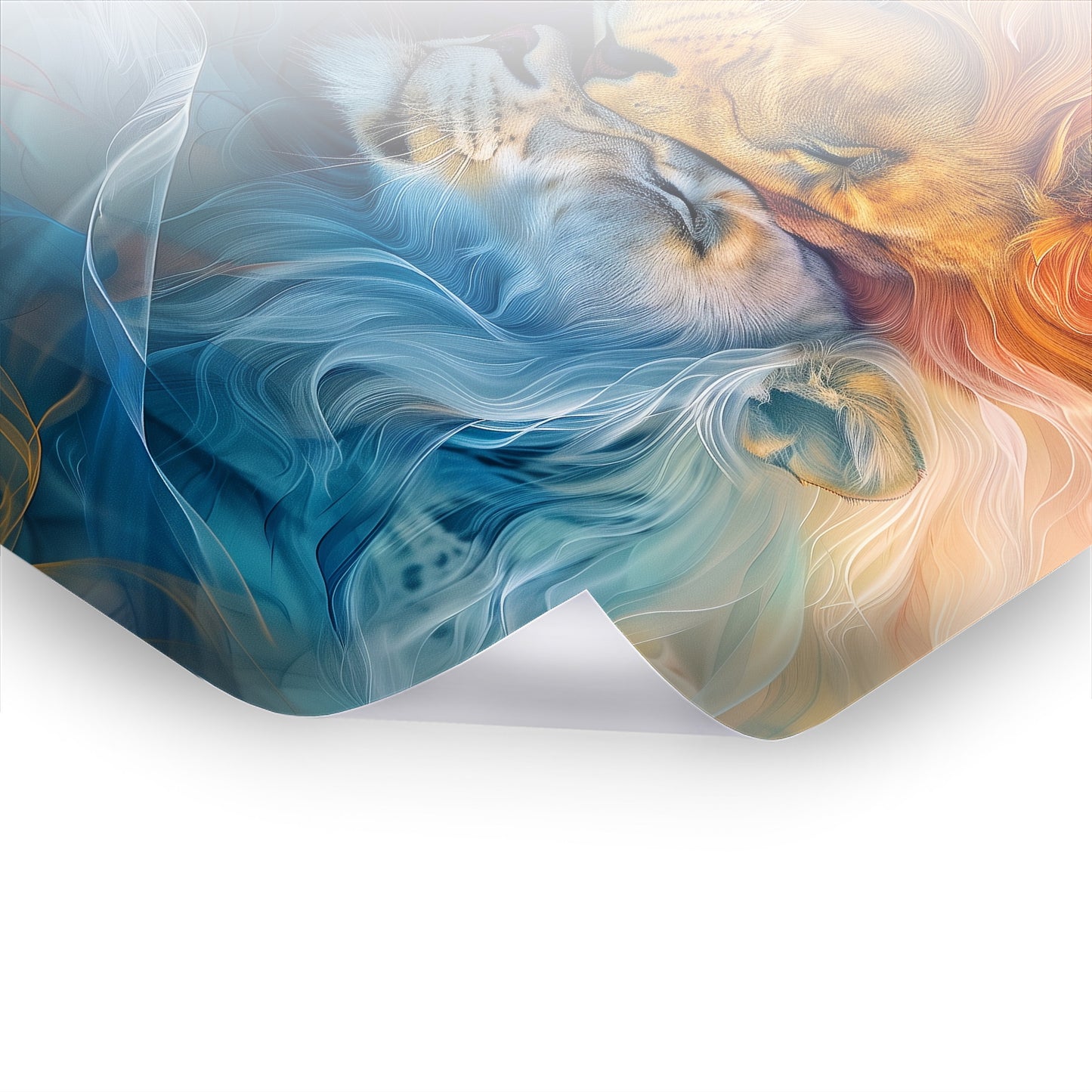 United Kings - Lebendiges Poster-Wandbild in bunter Kunst