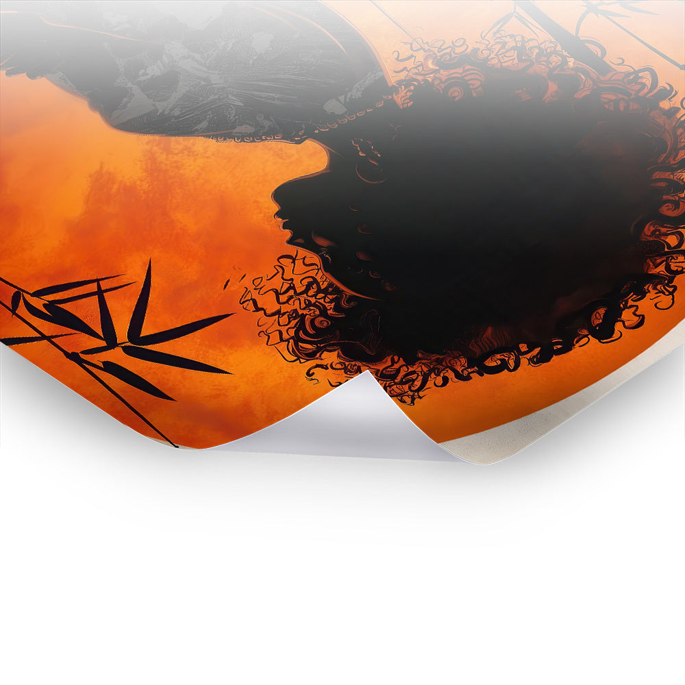 Warrior of the Sun - Zeitlose afrikanische Kunst auf hochwertigem Poster & Hahnemühle