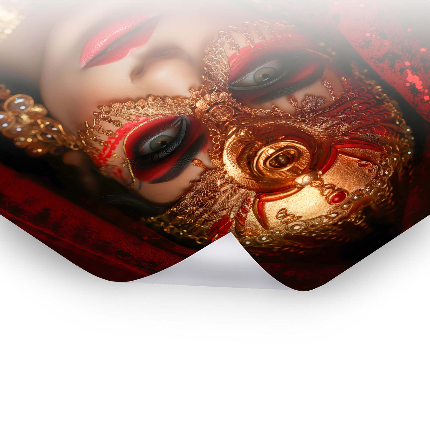 Ruby Mystery - Goldene Bilder als Poster & Hahnemühle-Wandbild