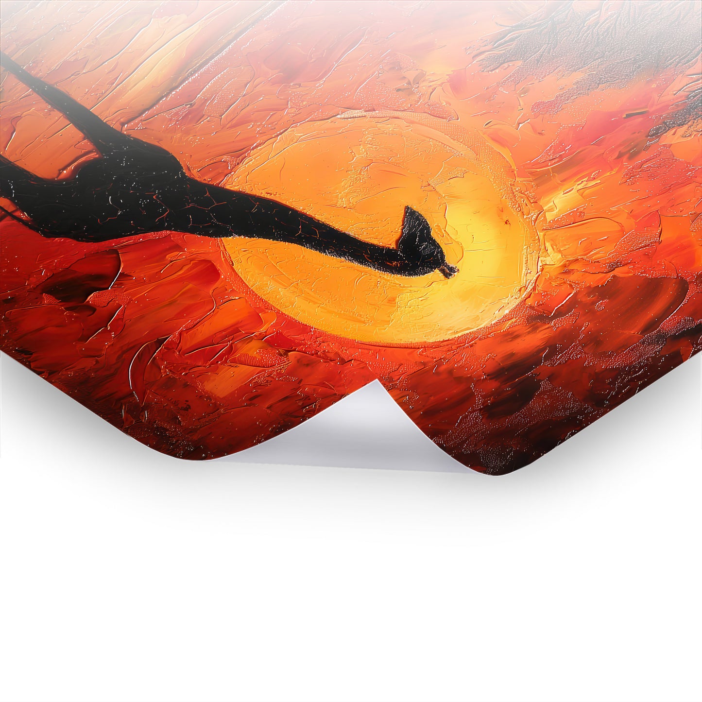 Evening Safari - Zeitlose afrikanische Kunst auf hochwertigem Poster & Hahnemühle