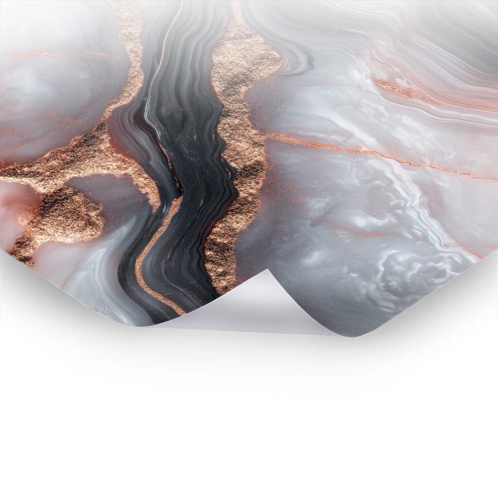 Shimmering Path No. 3 - Kunstvolles Poster & Hahnemühle im Stil asiatischer Kunst