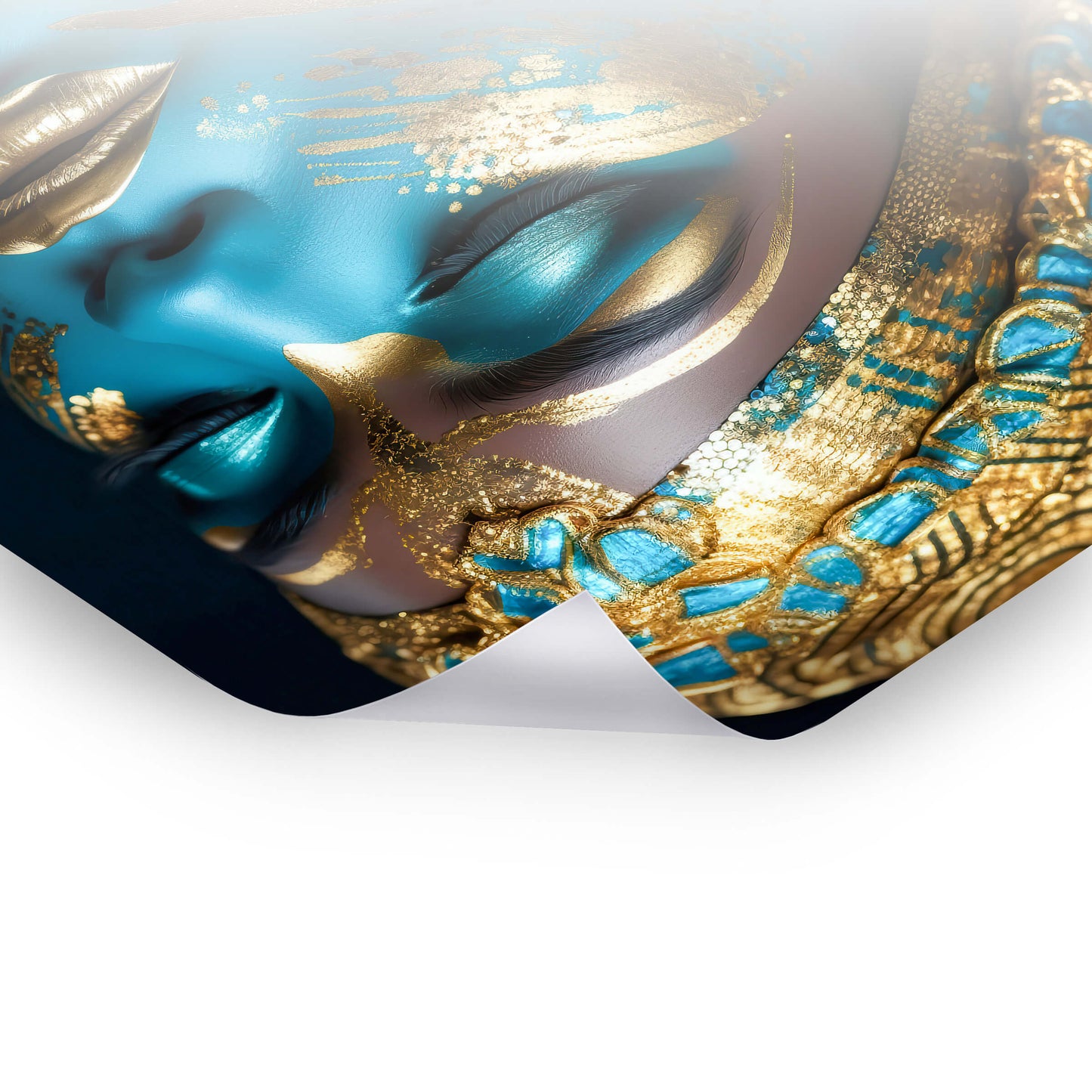 Turquoise Elegance - Goldene Bilder als Poster & Hahnemühle-Wandbild