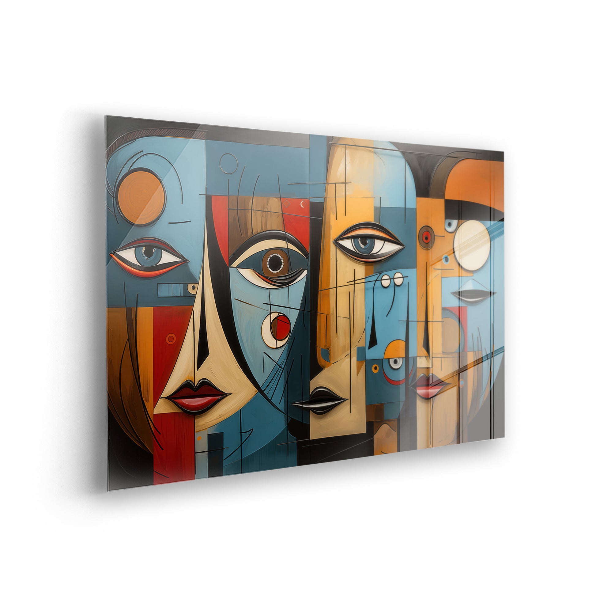 Geometric Expressions - Klassische Kunst als Acrylglas-Wandbild von Pablo Picasso