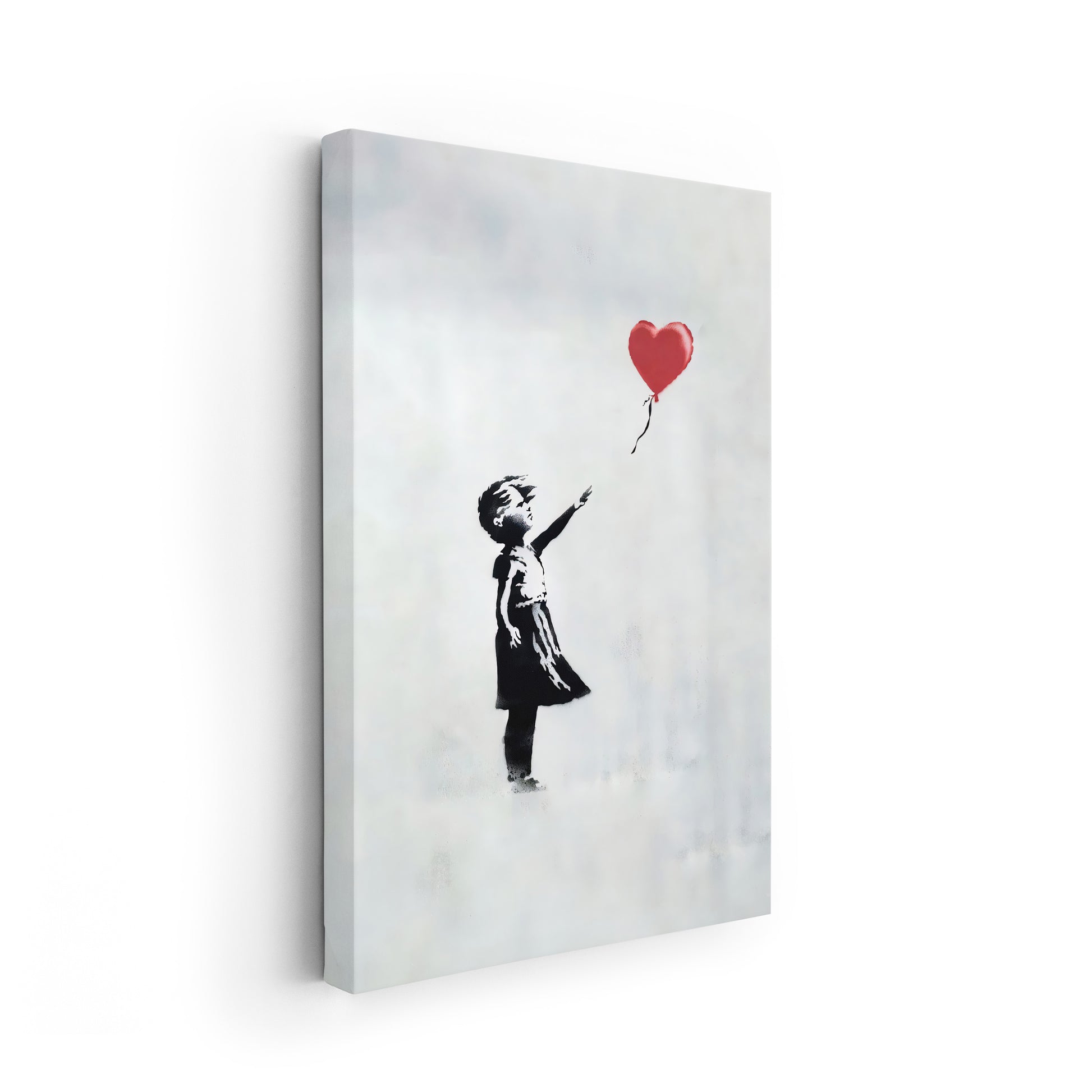 Girl with Balloon - Hochwertige Pop Art Bilder auf Leinwand