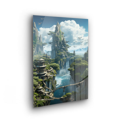 Celestial Highlands - Elegante Landschaftsbilder als Acrylglas-Wandbild