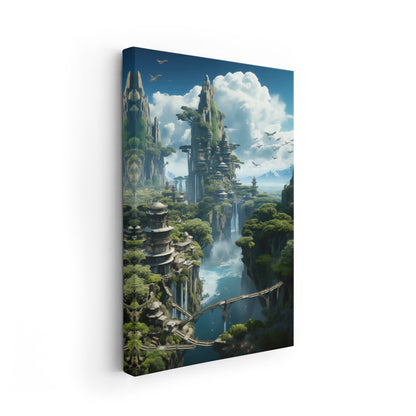 Celestial Highlands - Zeitlose Landschaft Bilder auf Leinwand